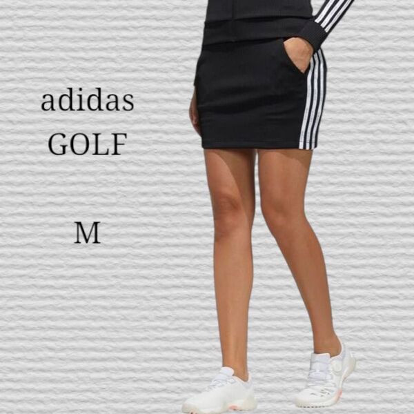 《adidas GOLF》ゴルフスカート インナーパンツ一体型スカート M