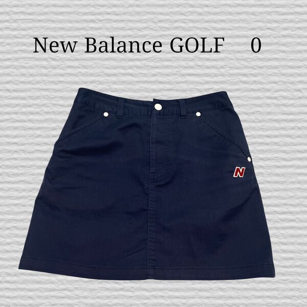 《New Balance》GOLF ゴルフウェア ゴルフスカート ネイビー S ゴルフ ストレッチスカート ミニスカート