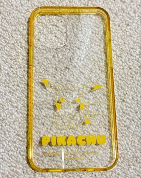 ポケモンピカチュウ iPhone12 12Pro スマホケース ソフトタイプ