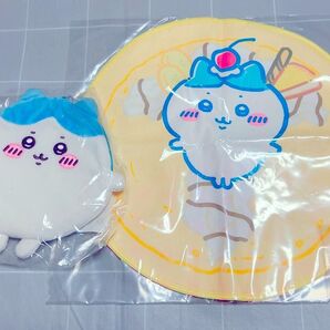 ちいかわくじ クレープくじ まんまるポーチ タオル ハンカチ ハチワレ