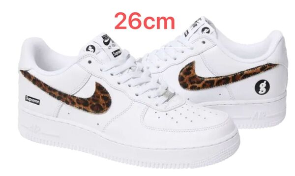 GOODENOUGH × Supreme × Nike Air Force 1 Low "White/Leopard"