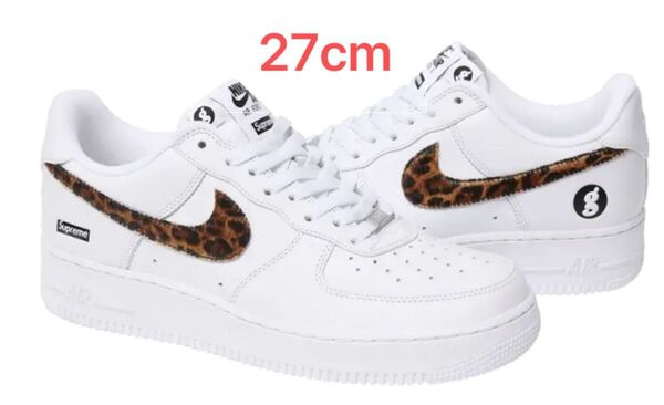 GOODENOUGH × Supreme × Nike Air Force 1 Low "White/Leopard"