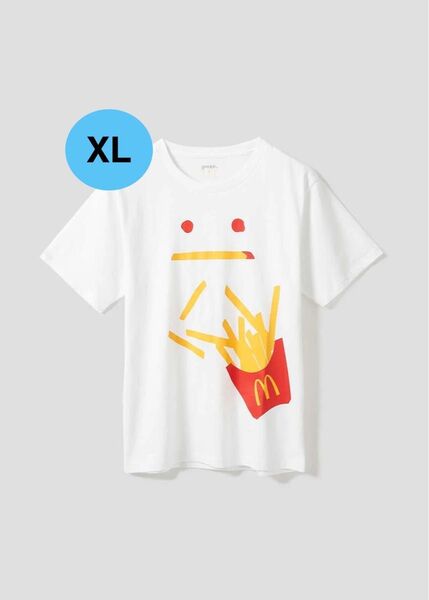 グラニフ 半袖Tシャツマクドナルド マックフライシャドーXLサイズ
