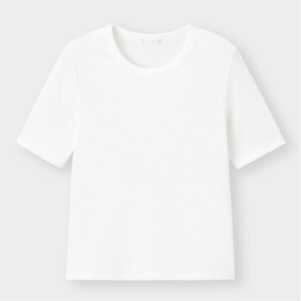 GU リブTシャツ