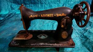  antique sewing machine * Showa Retro *ADONIS* postage 2,000 jpy ( Hokkaido, Okinawa excepting ) small articles ornament 