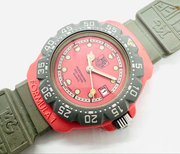 可動品 腕時計 タグホイヤー TAG HEUER フォーミュラ1 360.508 クォーツ レディース ピンク