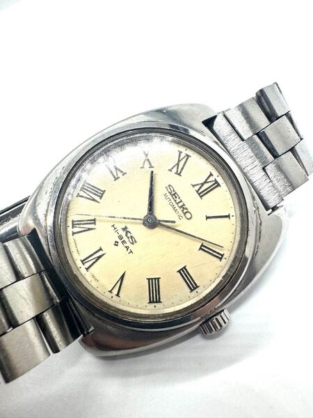 【アンティーク】 SEIKO セイコー 5621-7000 キングセイコー SS 裏メダル有り 自動巻き メンズ