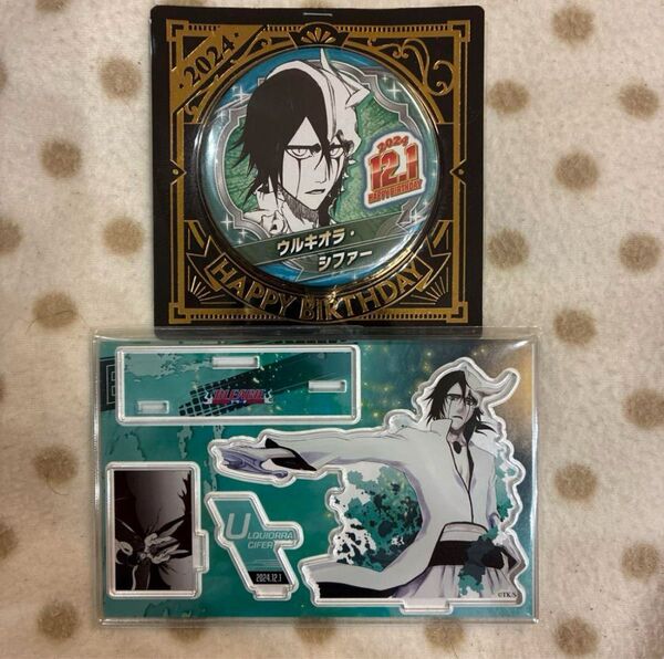 缶バッジ アクリルスタンド BLEACH バースデイ缶バッジ バースデイジオラマ ウルキオラ