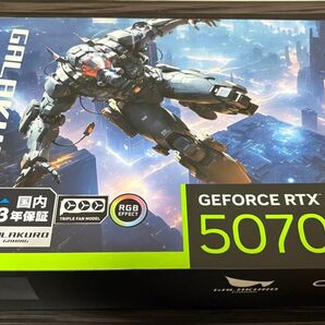玄人志向 GALAKURO GAMING NVIDIA RTX5070Ti 16GB 3ヶ月使用 中古美品