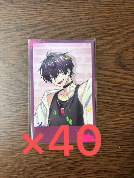 最終値下げです 佐伯イッテツ 1th Anniversary チェキ風カード N×40 にじさんじ HEROES