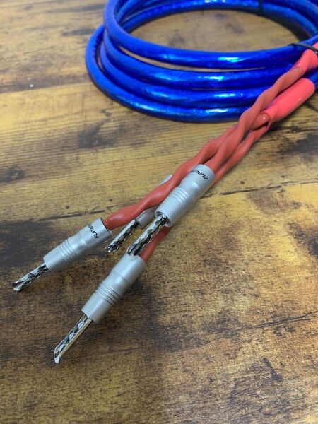 Zonotone スピーカーケーブル 6NSP-Granster5500α 1.5mペア ロジウムメッキバナナプラグ付