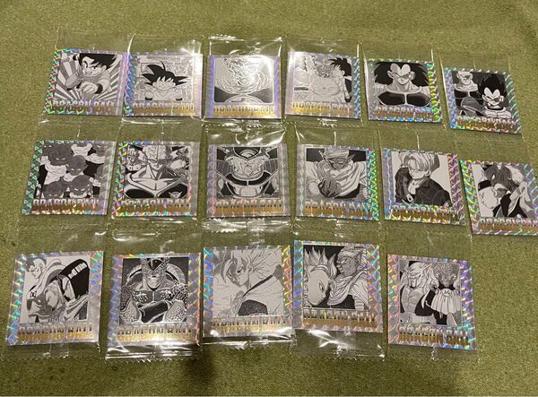 【バラ売り不可】ドラゴンボール 40周年記念 シールウエハース 17種セット