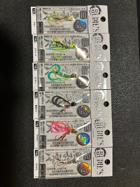 【新品】 ルーディーズ 魚子ラバ 1.0g 6色セット