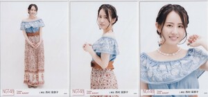 NGT48 西村菜那子 Theater 2019.AUGUST 1期生 月別 生写真 3種コンプ