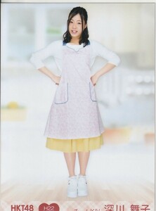 HKT48 深川舞子 栄光のラビリンス 第22弾 ミニポスター 生写真 ヒキ