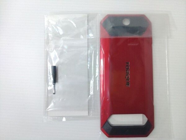 TORQUE G05 背面カバー &充電部カバー レッド 未使用