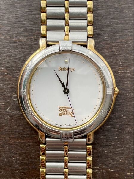 バーバリー Burberry メンズ 腕時計 Burberrys 稼働 ゴールド GOLD CITIZEN シチズン