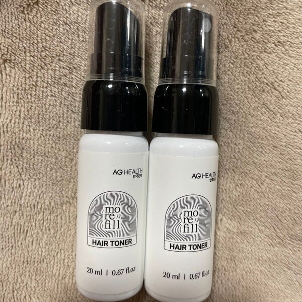 新品未開封 morefill モリフィール ヘアトナー 育毛 抜け毛ケア 20ml×2本