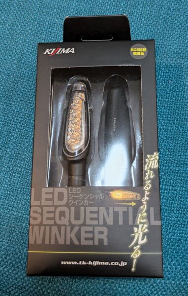 キジマ KIJIMA バイク用 ウインカーランプ TRシーケンシャル2 LED クリア 2個 219-5177A 新品未開封
