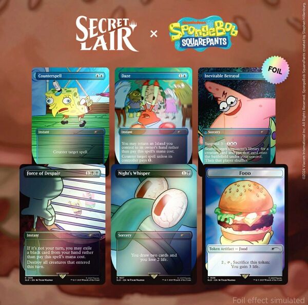 Secret Lair x SpongeBob SquarePants: Internet Sensation Foil
