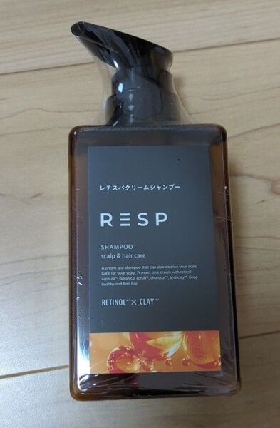レチスパ resp クリームシャンプー 390g 1本 スカルプ ヘアケア クレイ レチノール 美容保湿成分入り