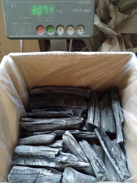 尾張備長炭 愛知県産 規格外品 BBQ用 2.5kg