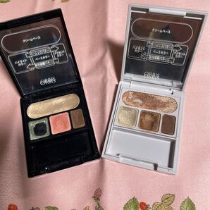 ORBIS クリームベース アイシャドウパレット 2個セット