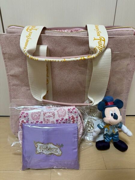 ファンタジースプリングホテル 宿泊者限定 トートバッグ ぬいぐるみチャーム エコバッグ