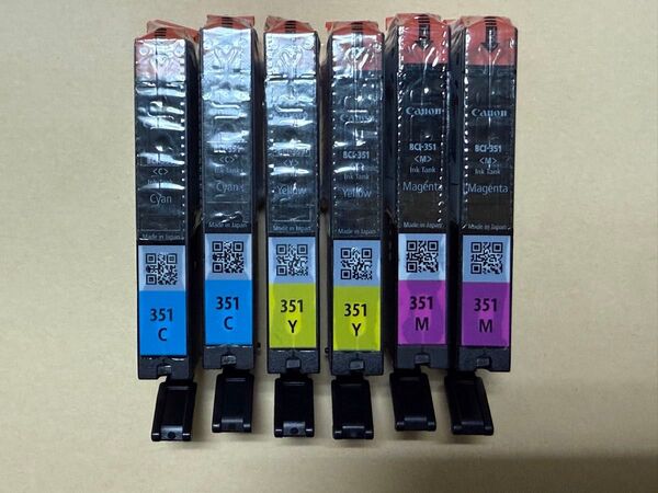 Canon キヤノン 純正インクカートリッジ BCI-351 3色 2セット