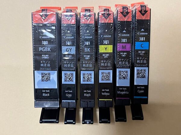 キャノン Canon 純正インク BCI-381 380 6色パック