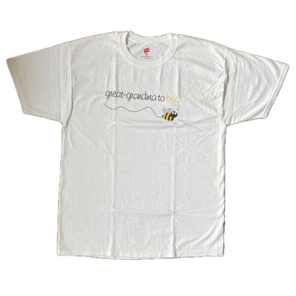 Hanes ヘインズ プリント Tシャツ Lサイズ ホワイト 白 蜂 ハチ コットン100% クルーネック US古着