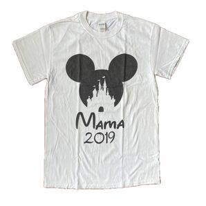 GILDAN ギルダン ミッキーマウス プリント Tシャツ ディズニー ランド ホワイト コットン100% US古着