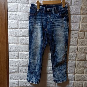 USED★ストレッチケミカルウォッシュ七分丈レギパン