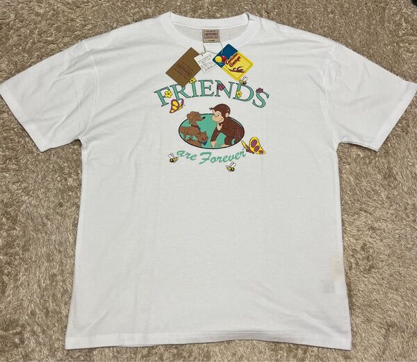 新品未使用 アウトドア おさるのジョージ コラボTシャツ サイズXL メンズ