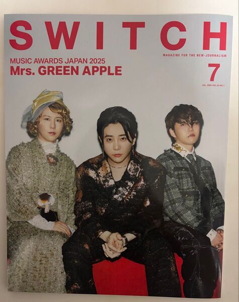 SWITCH Vol.43 No.7 特集 MUSIC AWARDS JAPAN 2025