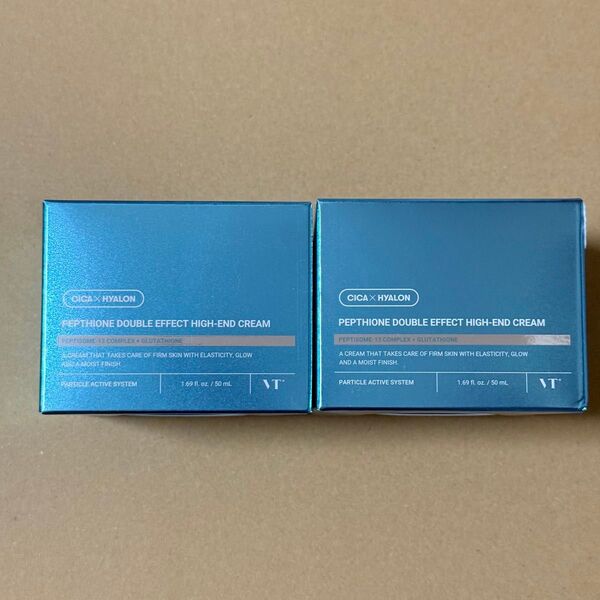 VT ペプチオン ダブル エフェクト ハイエンド クリーム 50g 2個