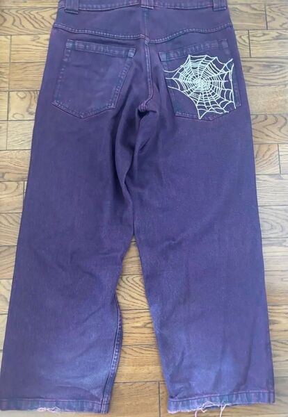 交換のみ Earl skateboards Web Jeans Puple デニム 紫