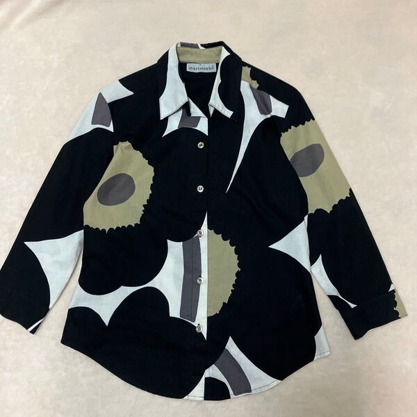 marimekko マリメッコ 長袖シャツ ウニッコ柄 総柄 トップス