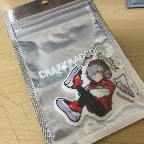 CRストア だるまいずごっど キーチェーン キーホルダー Crazy Raccoon
