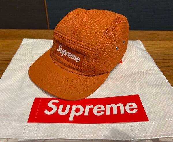 SUPREME シュプリーム 5パネル キャンプキャップ 5 Panel Camp Cap ボックスロゴ オレンジ