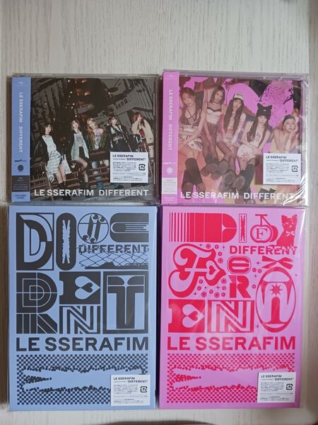 LE SSERAFIM DIFFERENT 4形態 アルバム 新品