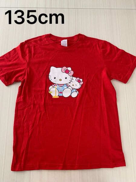 未使用 訳あり サンリオ 半袖 女の子 ハローキティ Tシャツ 130cm