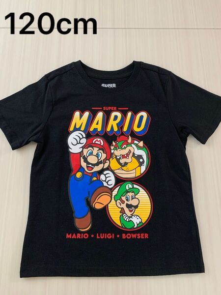 未使用 任天堂スーパーマリオ 半袖 男の子 Tシャツ 120cm