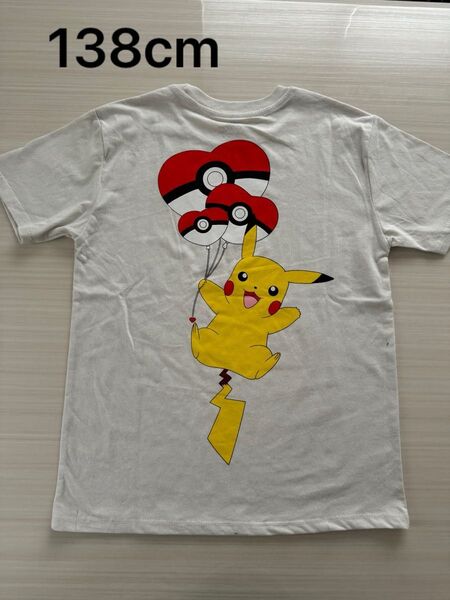 未使用訳あり ピカチュウ Tシャツ ポケモン 半袖 男の子 Tシャツ 140cm