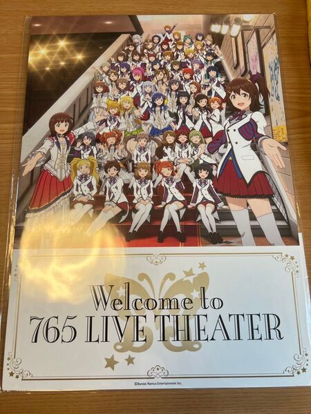 アイドルマスターミリオンライブ! BD全巻購入特典 メモリアルA3イラストボード