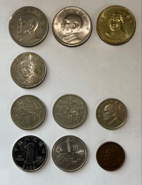 中国硬貨 10枚セット まとめ売り 古銭 中華人民共和国 外国コイン 記念硬貨