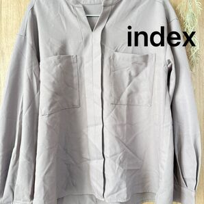 index ブラウス グレー系