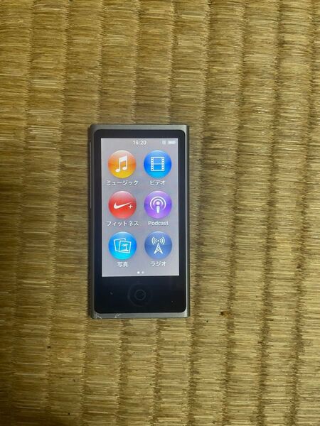 iPod nano 第7世代 16GB A1446 グレー アップル Apple