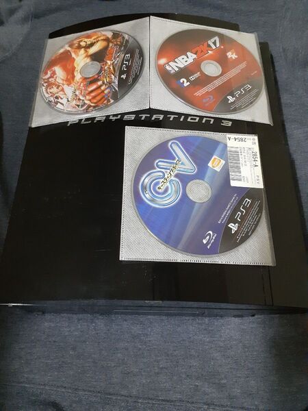 ps3 本体のみ 20gb cechb00 ジャンク 裸ソフト3本オマケ