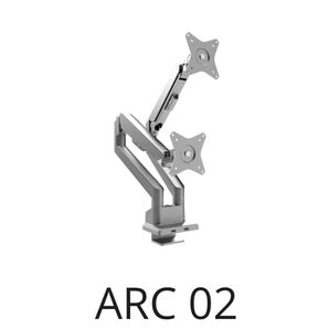 Prism + ARC2 モニターアーム デュアルモニタースタンド
